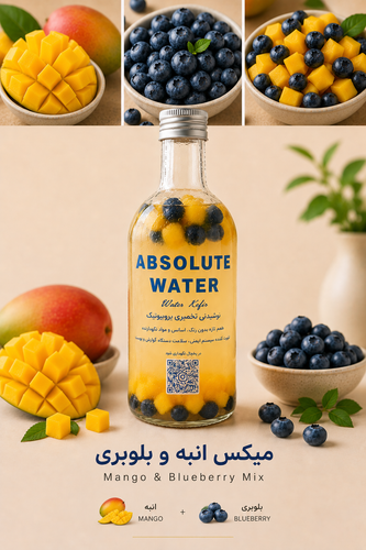 ابسولوت واتر انبه و بلوبری