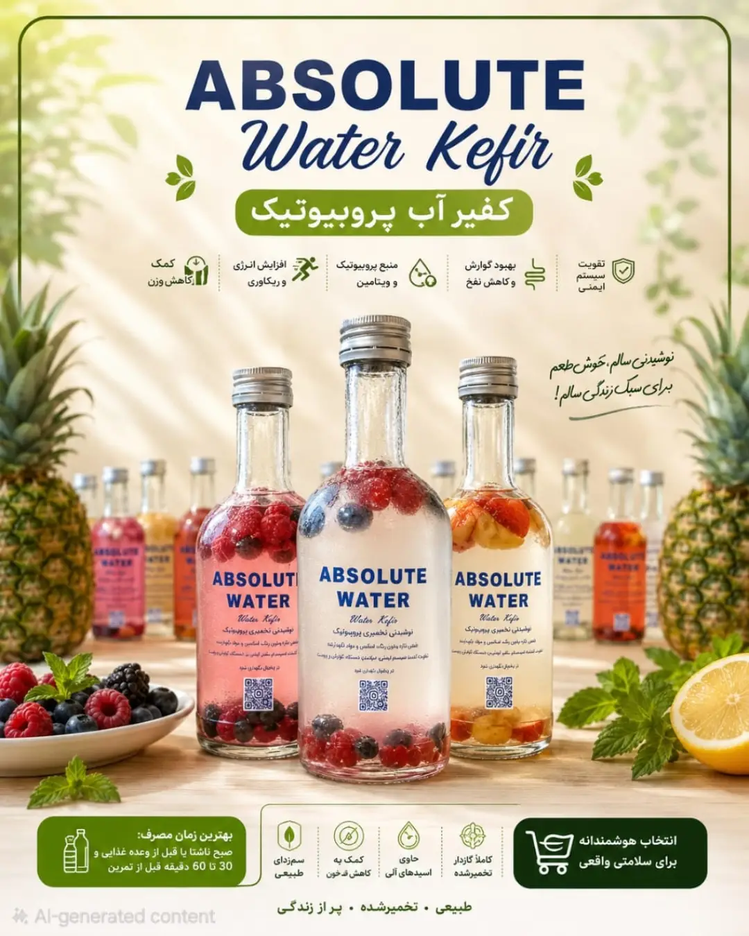 کفیر آب ابسولوت ABSOLUTE WATER